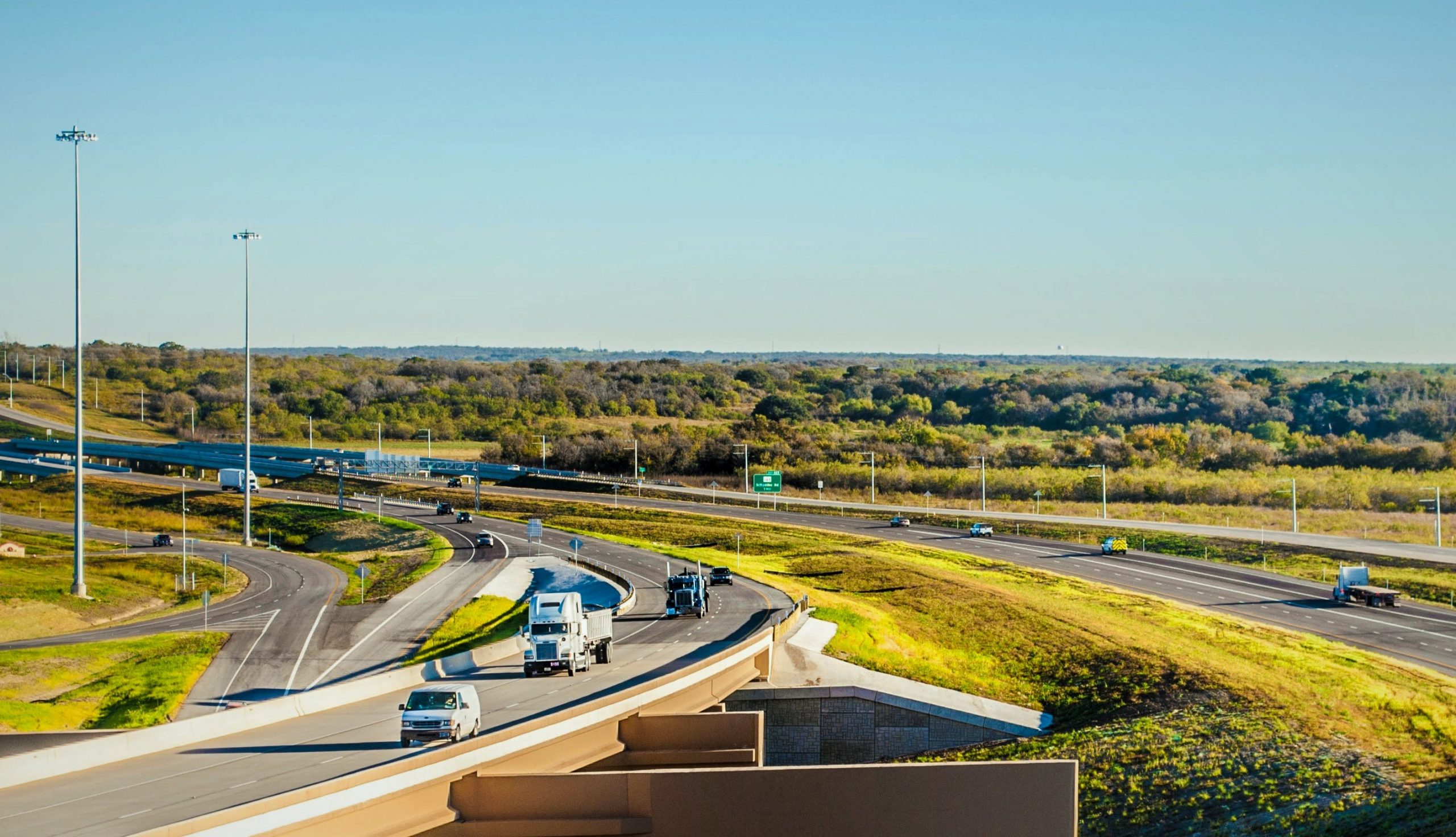 Vehicles on roadway