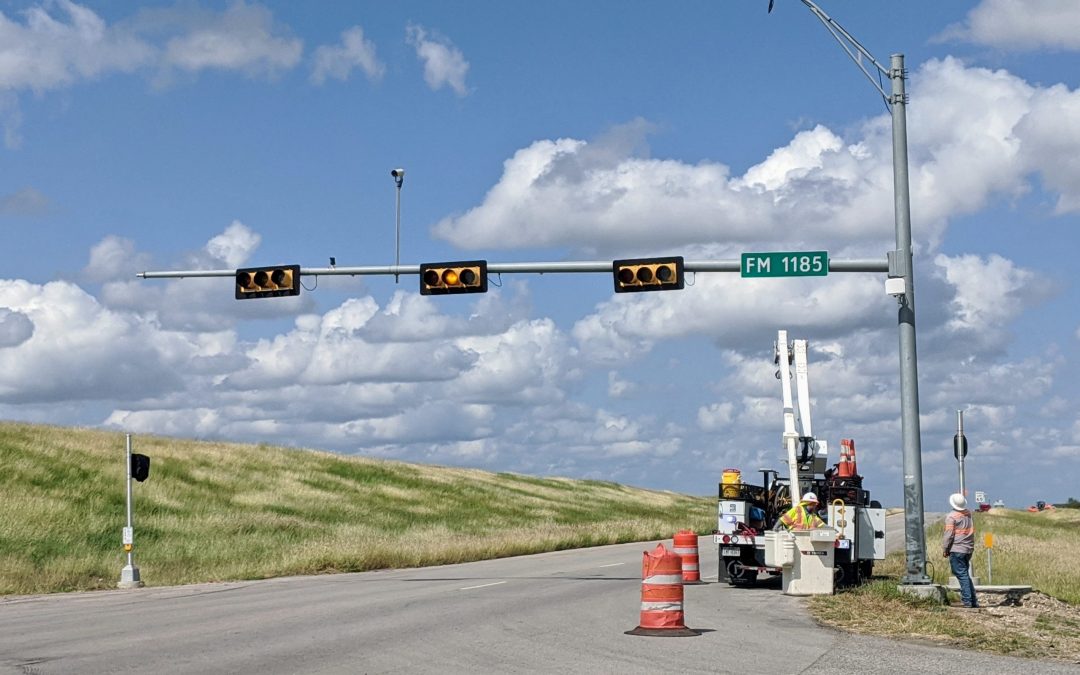 Activated Traffic Signals to Improve Safety at FM 1185 and SH 130 Frontage Roads